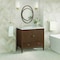 James Martin Vanities 36'' Vanity, Mid Century Walnut w/ 3 CM Ethereal Noctis Quartz Top 485-V36-WLT-3ENC - alternate 6